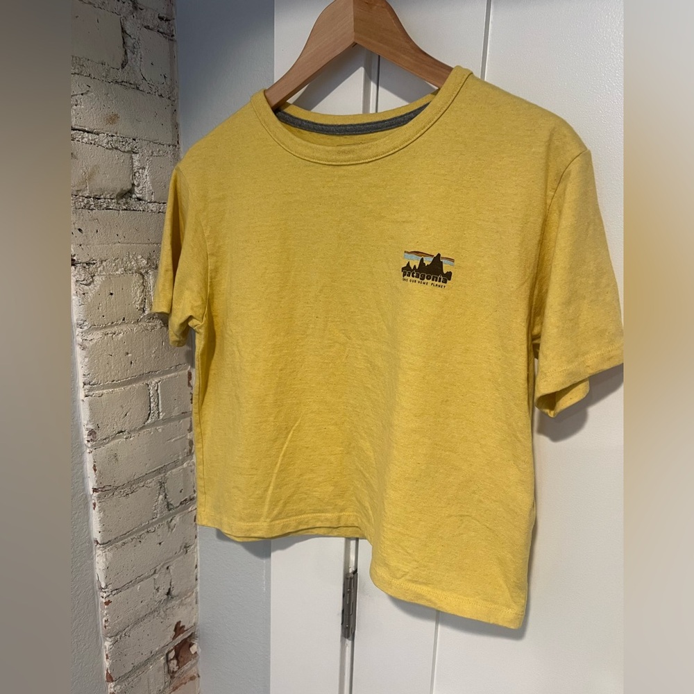 Women’s Patagonia ‘73 Skyline Easy Cut, Buttercup yellow, size S